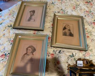 Original Hans Holbein prints
