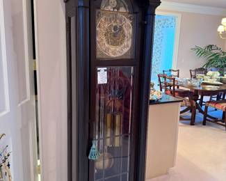 Colonial Gothic style chiming clock