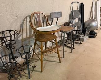 Antique high chair