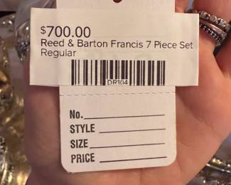 Reed & Barton Francis 7-piece set