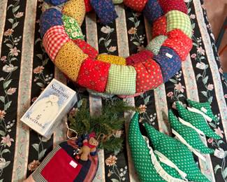 Quilted wreath
