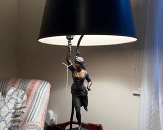 Vintage figural lamp