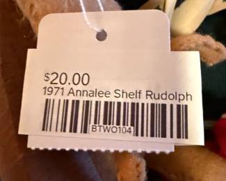 1971 Annalee shelf Rudolph
