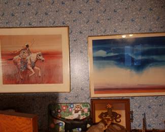 JIM PRINDIVILLE SIGNED CROW WARRIOR PRINTS