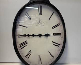 84 LargeDistressedWallClock