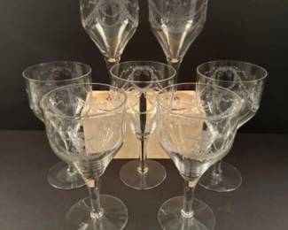 63 VintageFostoriaGarlandWaterGlasses