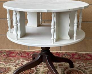 72 EthanAllenRotatingBookTable