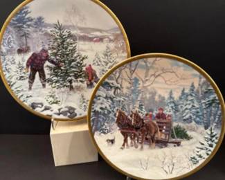 49 LeeStroncekHolidayPlates