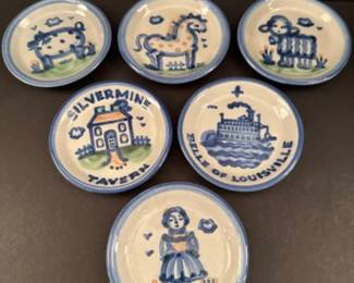 33 MAHadleyLouisvilleStonewareHandPaintedCoasters
