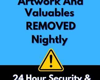 Valuables Removed Nightly