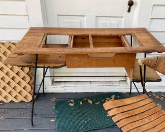 Mid Century desk and chair