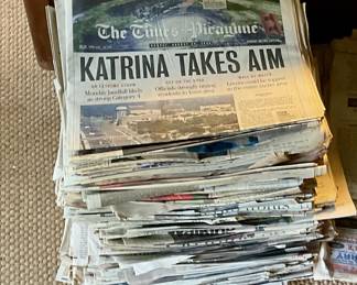 Katrina news papers