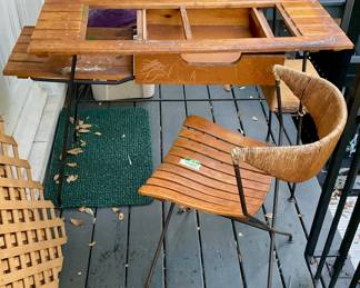 Desk and chair from the attic