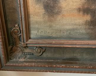 Drysdale signature on painting