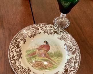 Audubon bird plate by Meakin