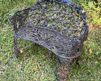 Iron bench