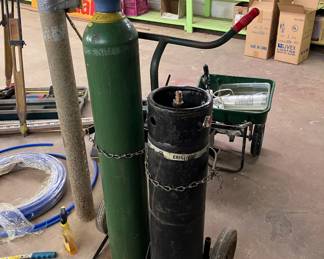 Welding Tanks and Cart