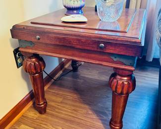 Matched pair of end tables...