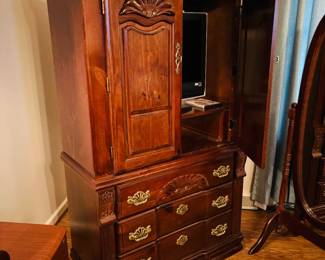 Entertainment cabinet by Vaughn-Basset Furniture...