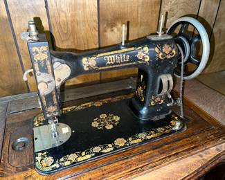 White Sewing Machine
