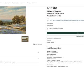 Thrasher Auction - https://hindmanauctions.com/auctions/2061-western-and-contemporary-native-american-art-online/lot/310