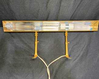 Large Brass Art Accent Light