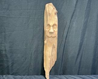 VTG Resin Foam Carving Old Man Face