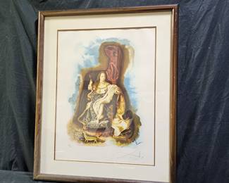 Salivador Dali LE #135/300 Signed Lithograph
