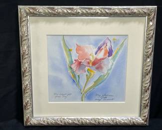 Inspiring Floral Water Color by L. Crystal Wells