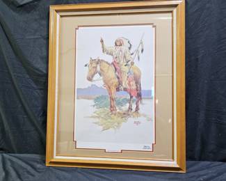 Chief Joseph White Bull Print by Charles Hargens