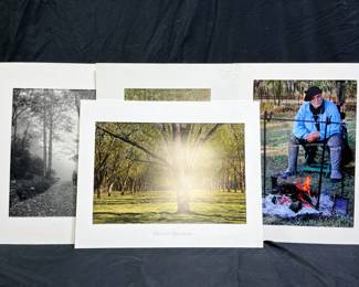 4 Matted Photographs by Eddie Edwards