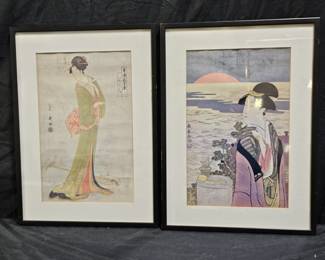 Eishosai Choki & Cobunsai Eishi Prints