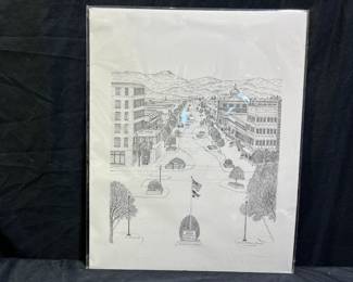 358/500 Historic Downtown Hendersonville NC Print