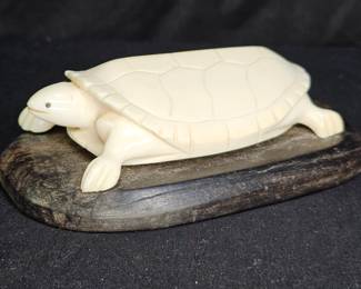 Carved Bone Turtle