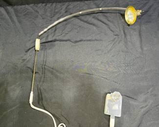 Tall Slim Arched Goldtone Art Accent Light