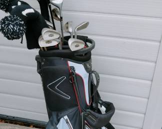 Golf Clubs in Calloway Bag