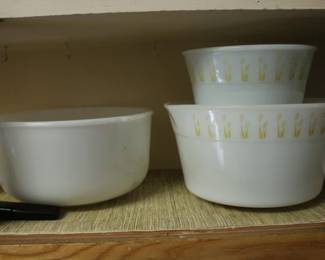 Milk Glass Mixing Bowls