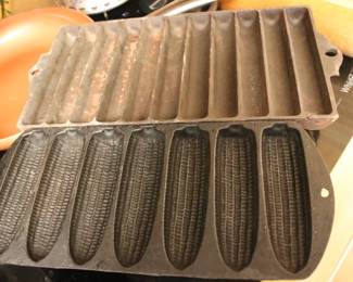 Antique Cast Iron Cornbread Stick Pans