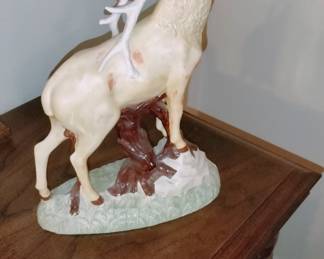 Vintage Ceramic Elk 
