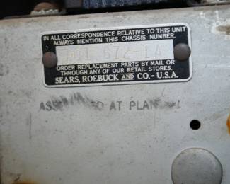 Antique Sears Silvertone Radio & Shortwave