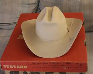 Vintage Stetson 5X Cowboy Hat 