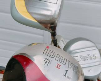 Golf Clubs in Calloway Bag