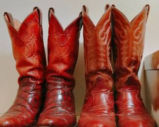 Men's Vintage Justin Lizard & Caiman Boots