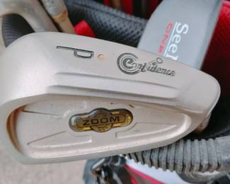 Golf Clubs in Calloway Bag