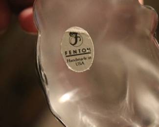 Fenton Animal Figurines 