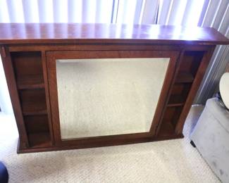 Oak Wall Mirror Cabinet