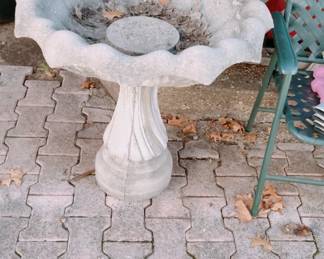 Concrete Bird Bath