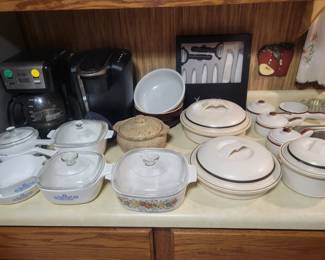 Corelle and stoneware 