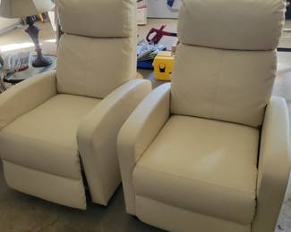 Leather recliners