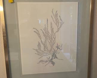 Coral framed print x 2. $300